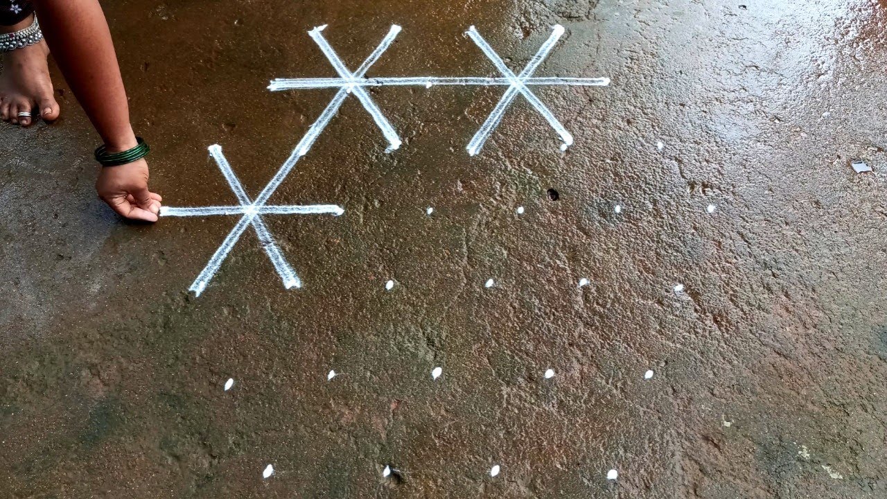 Thaivelli padi kolam|maasi madham kolam| 7*4 dots pandaga Muggulu|Begginers rangoli|Super rangoli