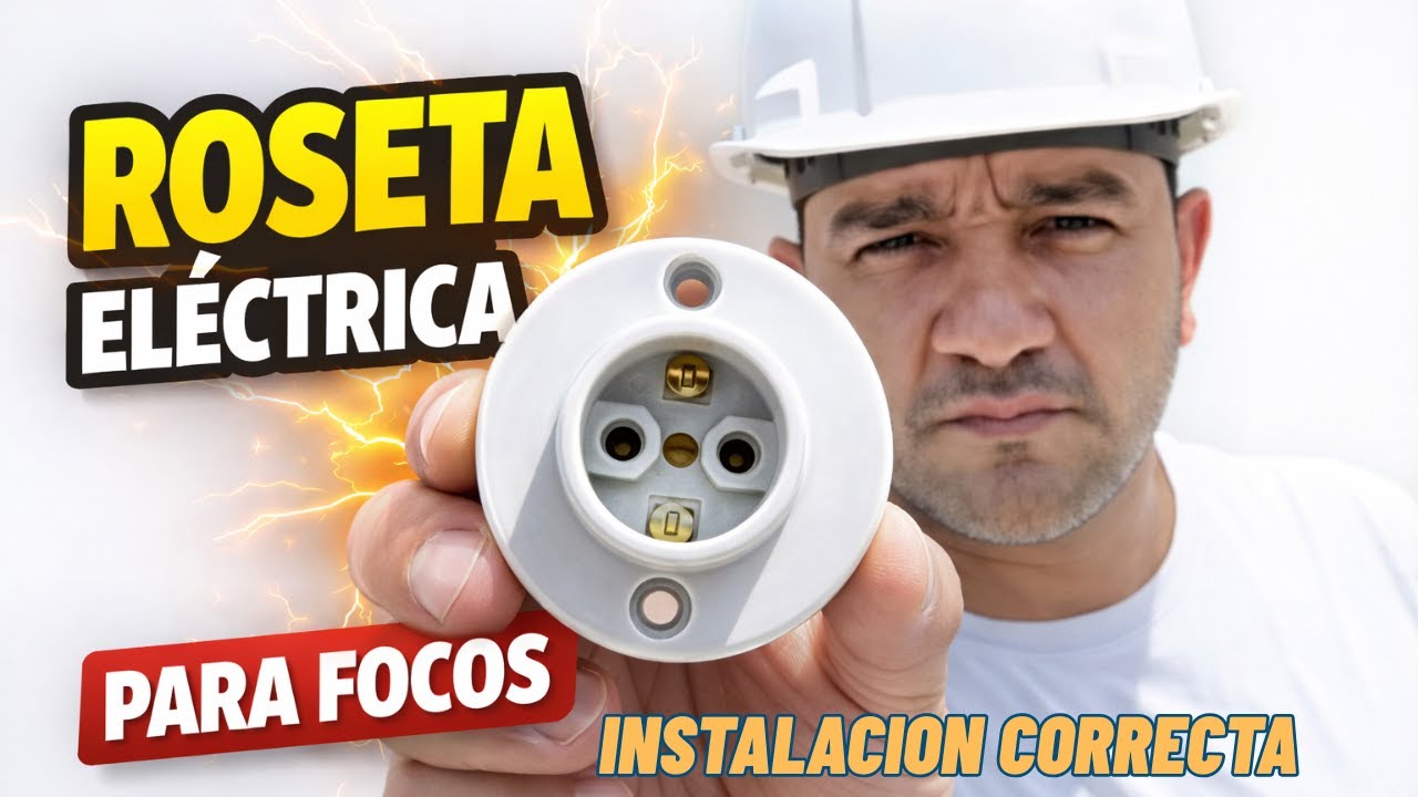 Cómo instalar una roceta eléctrica paso paso (Desde Cero)