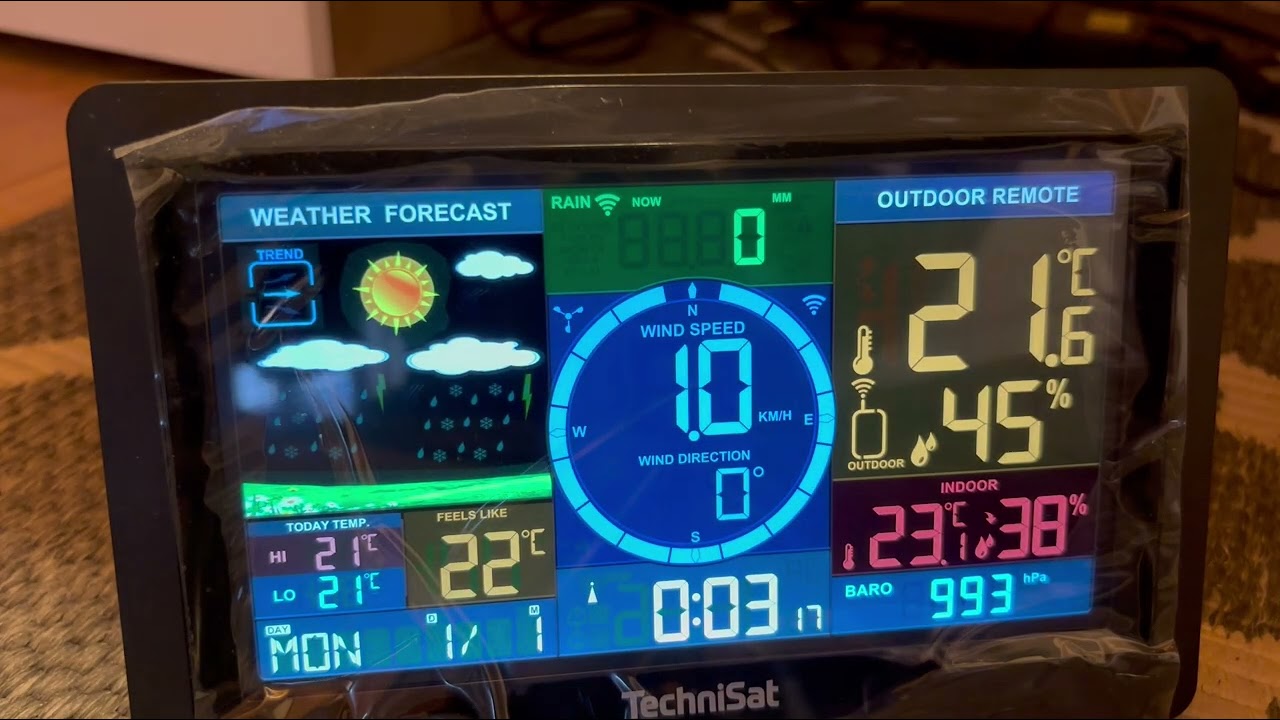 Распаковка метеостанции TECHNISAT IMETEO X6