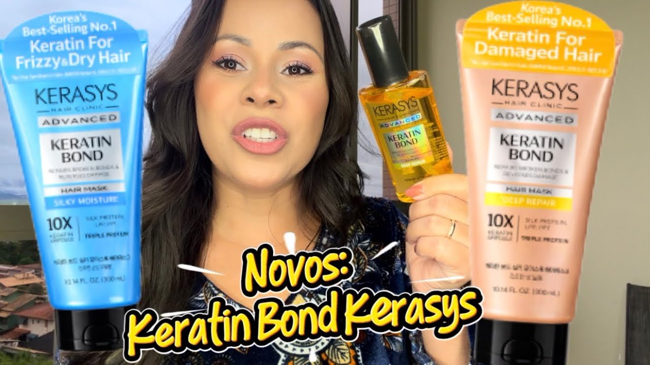 Testei os lançamentos KERASYS KERATIN BOND😱