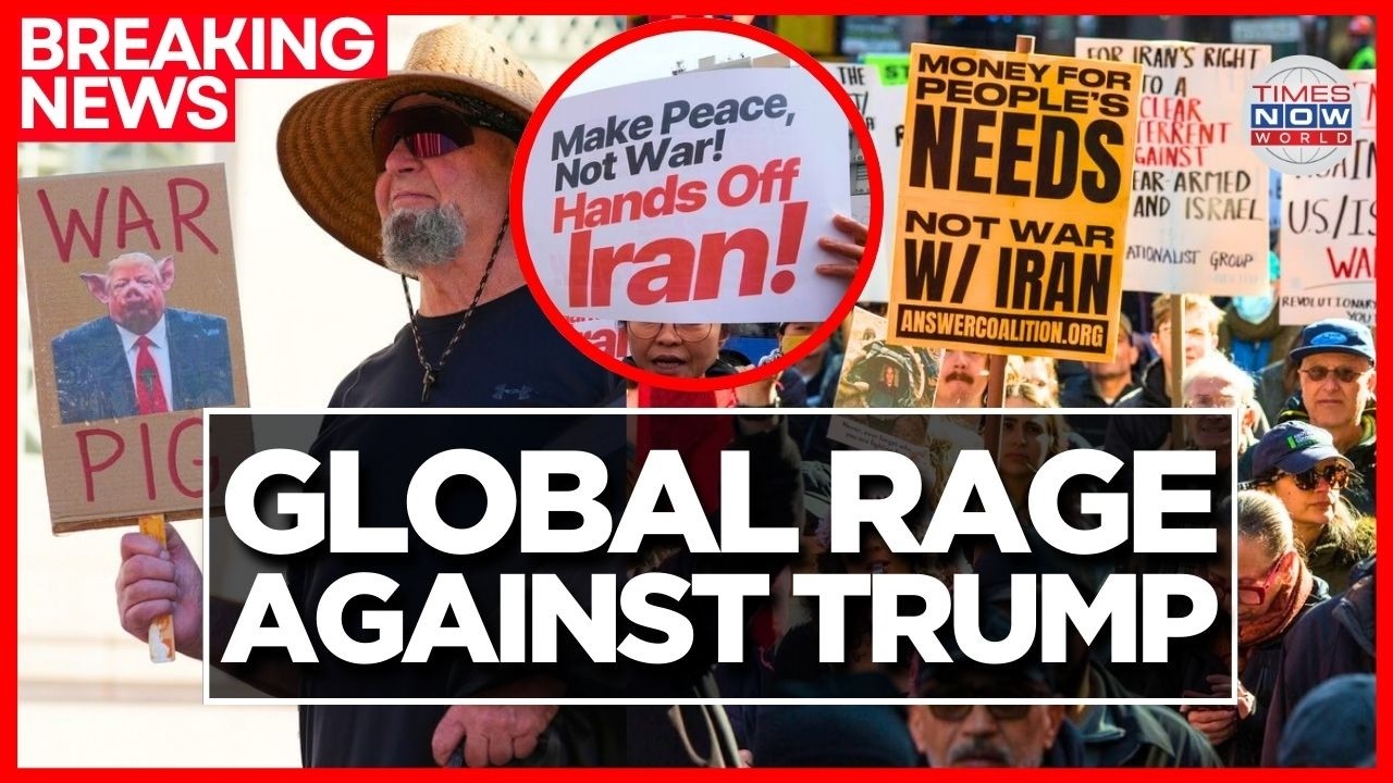 GLOBAL ANGER BOILS: Protests From Washington To London Over Iran War | US-Iran WAR