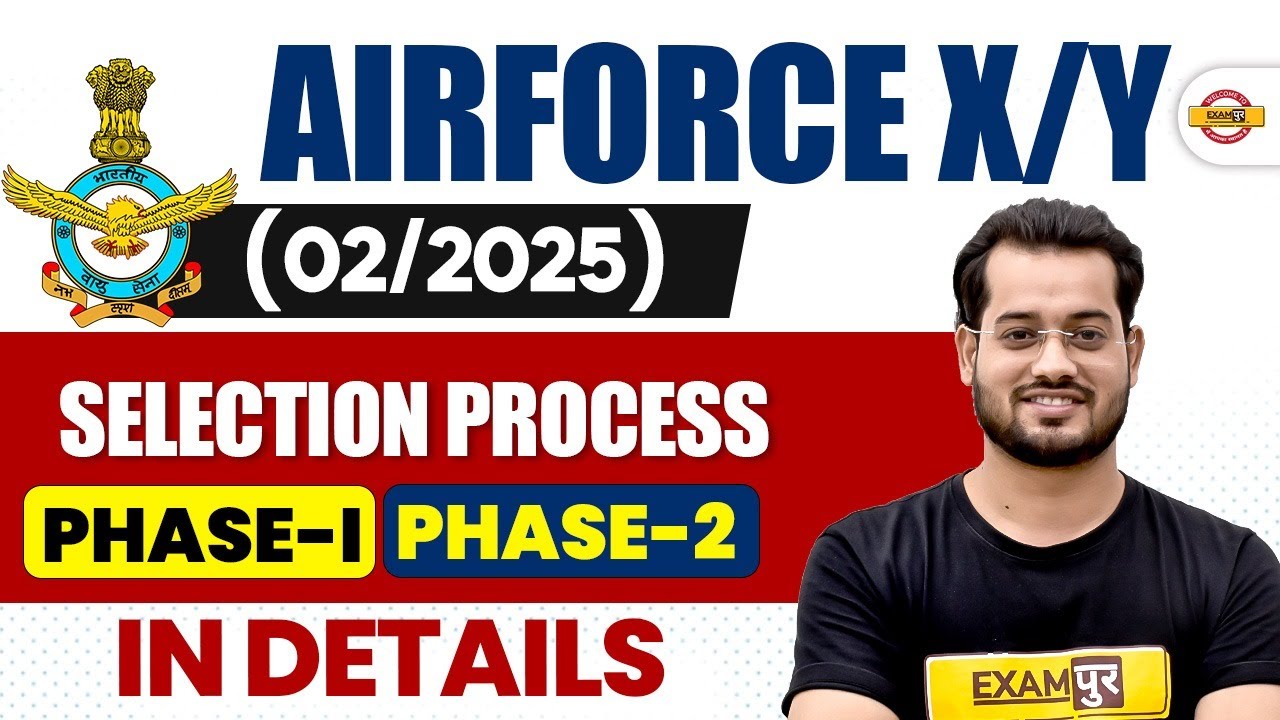 AIRFORCE X Y SELECTION PROCESS 2025 AGNIVEER AIRFORCE BY VIVEK RAI