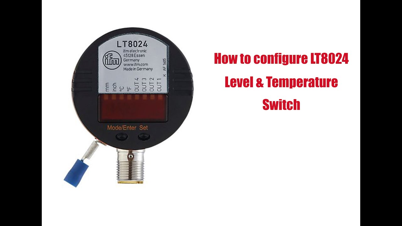 ifm LT8024 Level & Temperature Switch