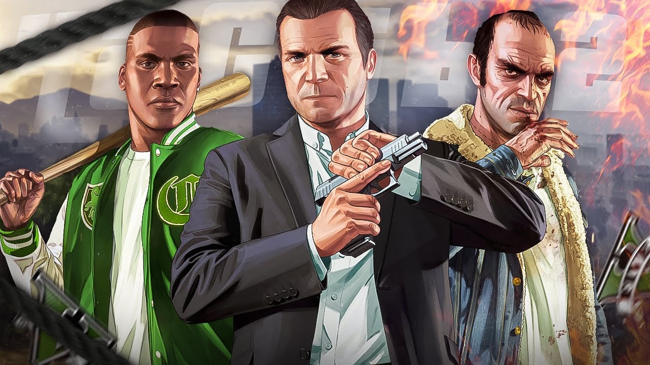 ПЕРЕСКАЗ GTA 5 за 12 МИНУТ (почти) ЧАСТЬ 2
