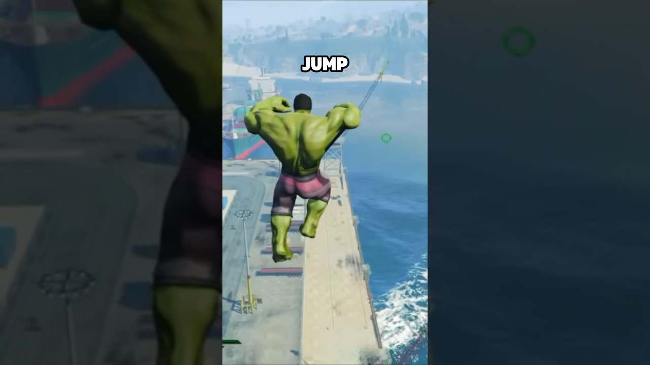 How high can hulk jump in GTA games? -
