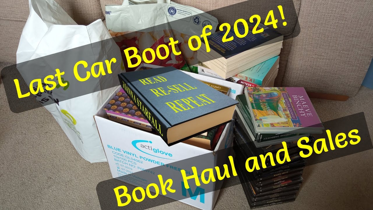 Last Car Boot Sale Book Haul of 2024 - and some eBay sales