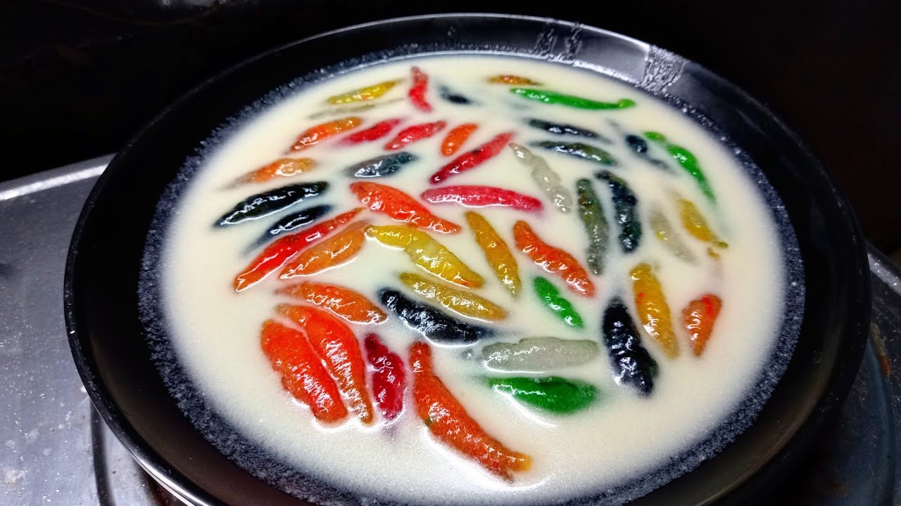 Bubur Ulat Bulu Rasa Lemak Manis | Dessert Dari Thai