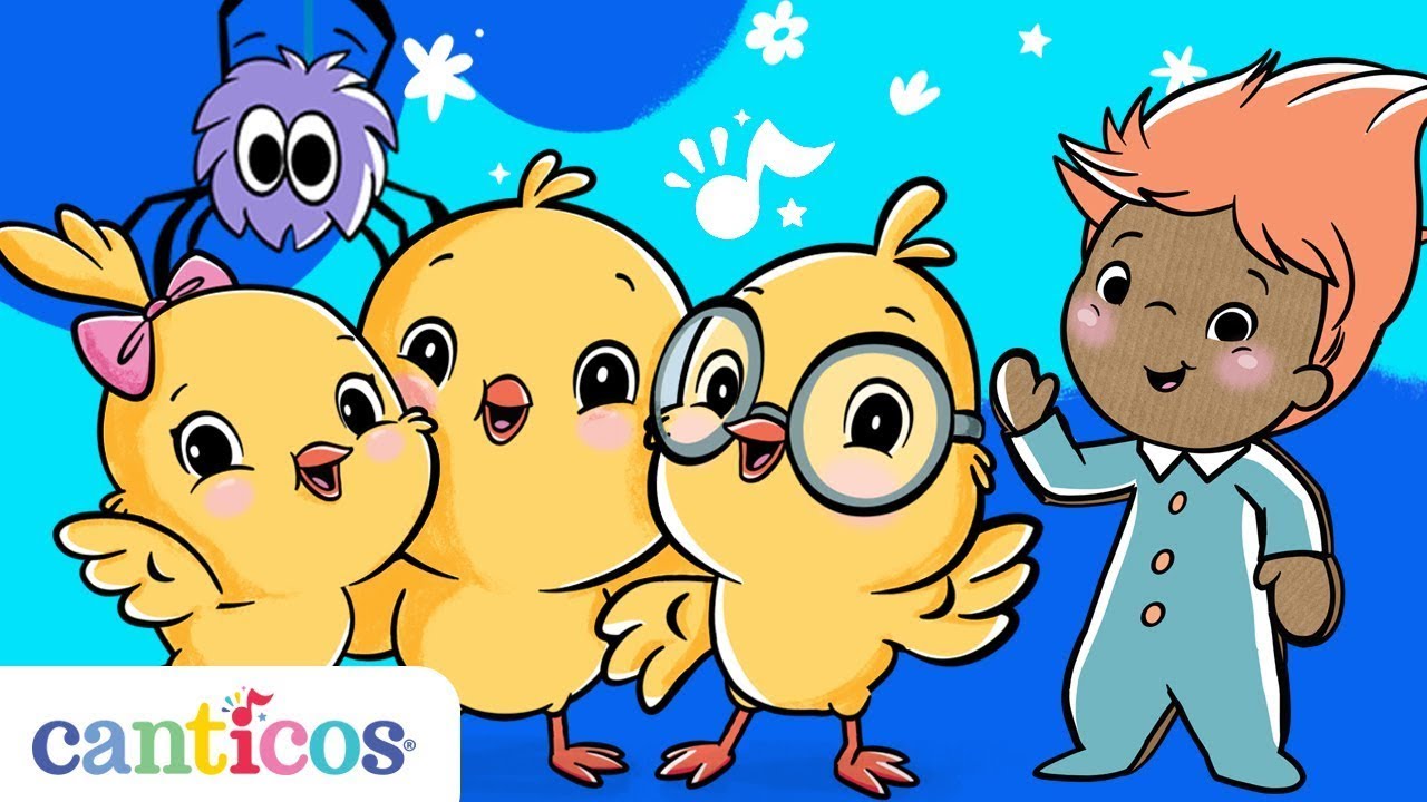 Canticos | 15 Nursery Rhymes in English for Kids and Toddlers | 17 minutes of music