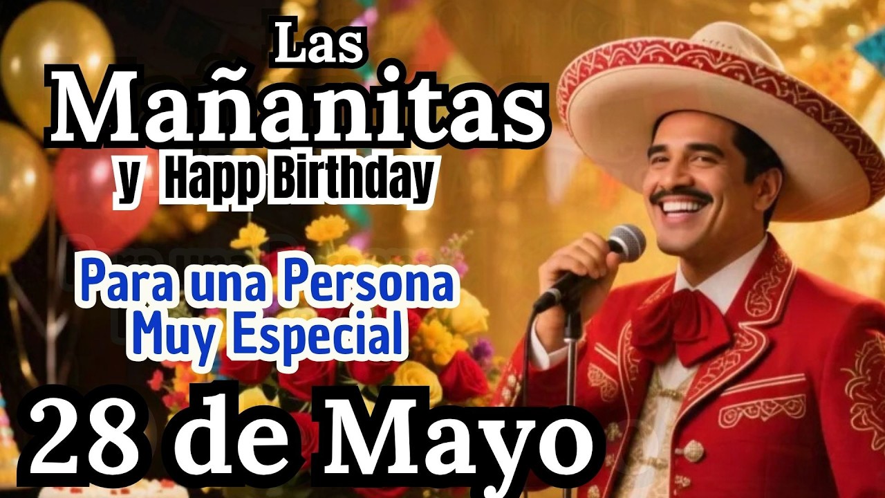 Las Mañanitas con Mariachi - Así Suena El Happy Birthday y Cumpleaños Feliz Hoy 5 de Marzo
