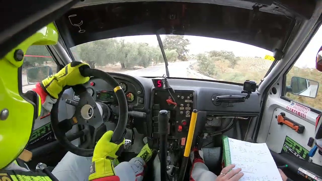 Mario Morillo y David Nieto rally crono castillo de locubin 2022 tramo B Citroen AX