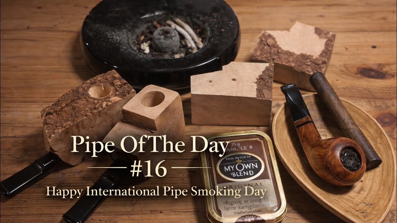 Pipe Of The Day #16 Happy Internatinal Pipe Smoking Day, YTPC, NEW Briar Arrived