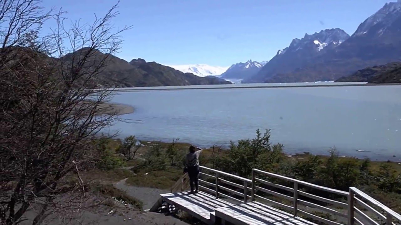 Beautiful Lago Grey Inside Torres del Paine National Park, Chile