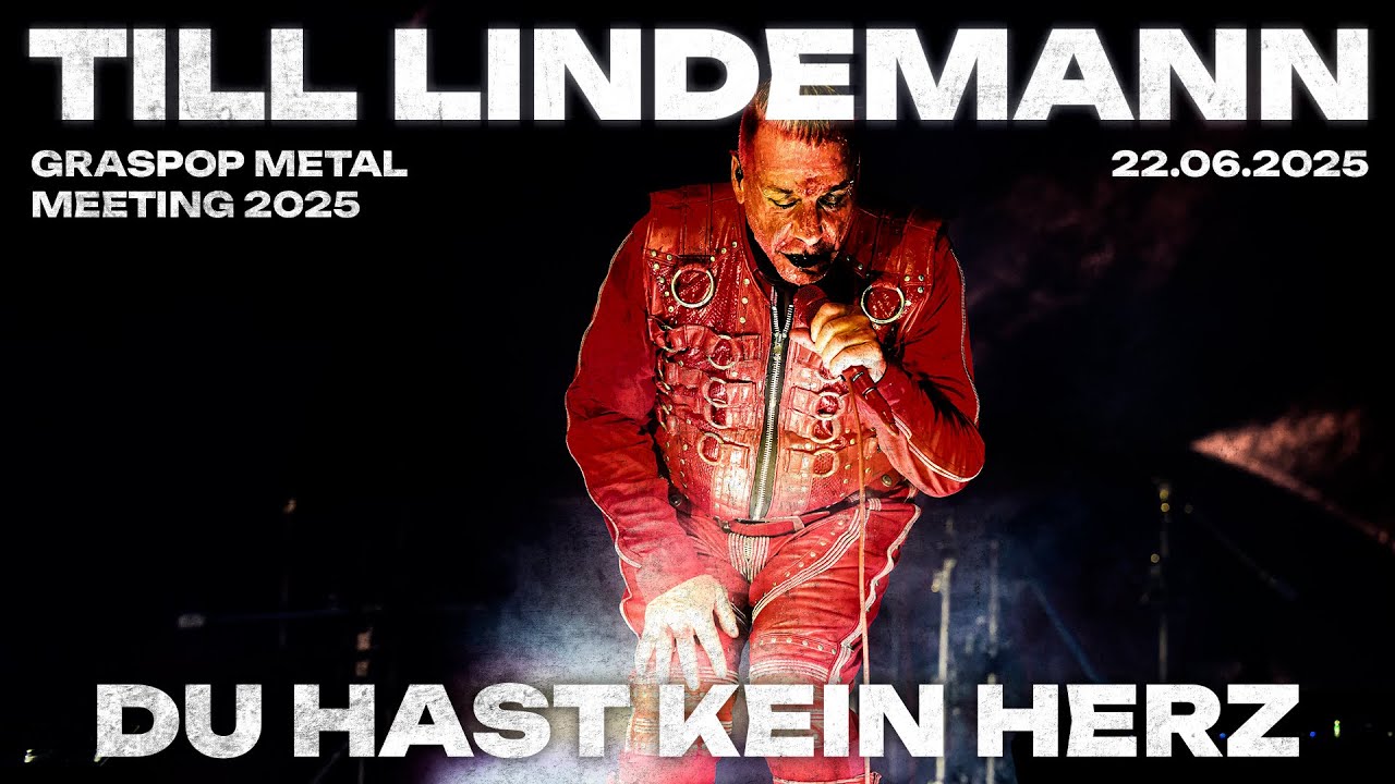 Till Lindemann - Du Hast Kein Herz PROSHOT LIVE 22.06.2025 Graspop Metal Meeting exclusive new