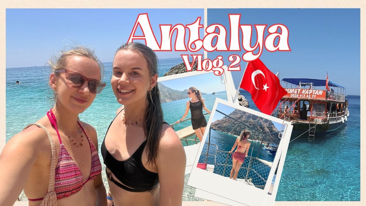 Antalya, Türkiye Vlog 🇹🇷 🌊DAY 2 | Turkish Maldives Boat Trip ⛵ | June 2025
