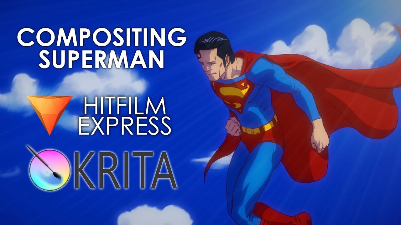Let's Animate Ep. 8 - HitFilm Express: Superman Composite