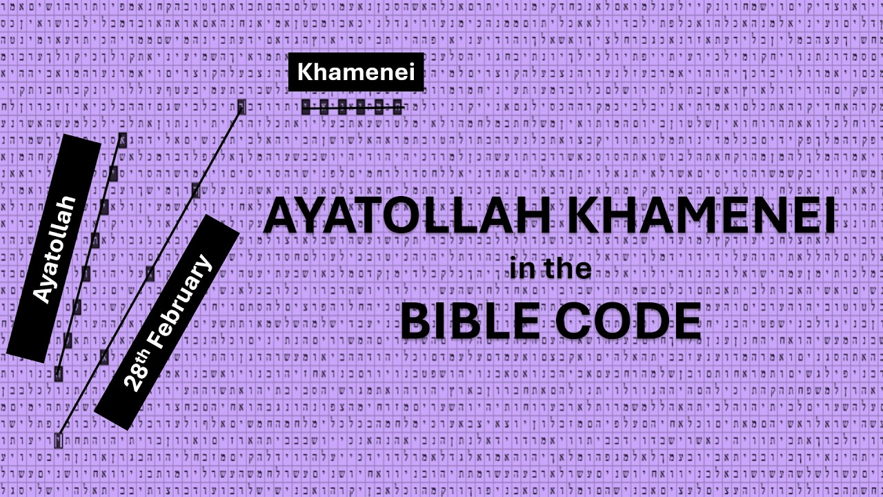 AYATOLLAH KHAMENEI in the BIBLE CODE