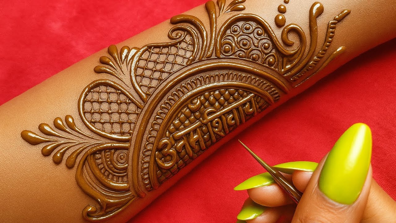 सिर्फ 5 मिनट में मेहंदी लगाना सीखें ।letest Mehndi Design । Arabic Mehndi Design । Anvi Mehandi Arts