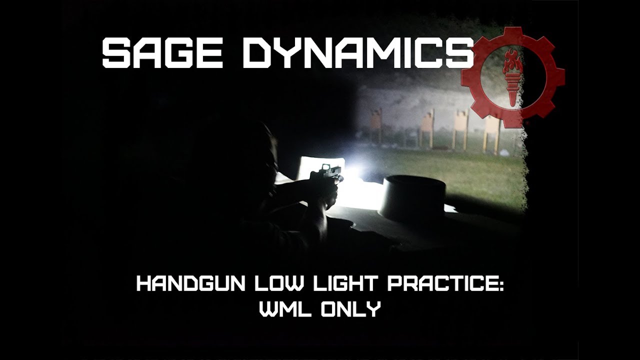 Handgun Low Light Practice: WML Only