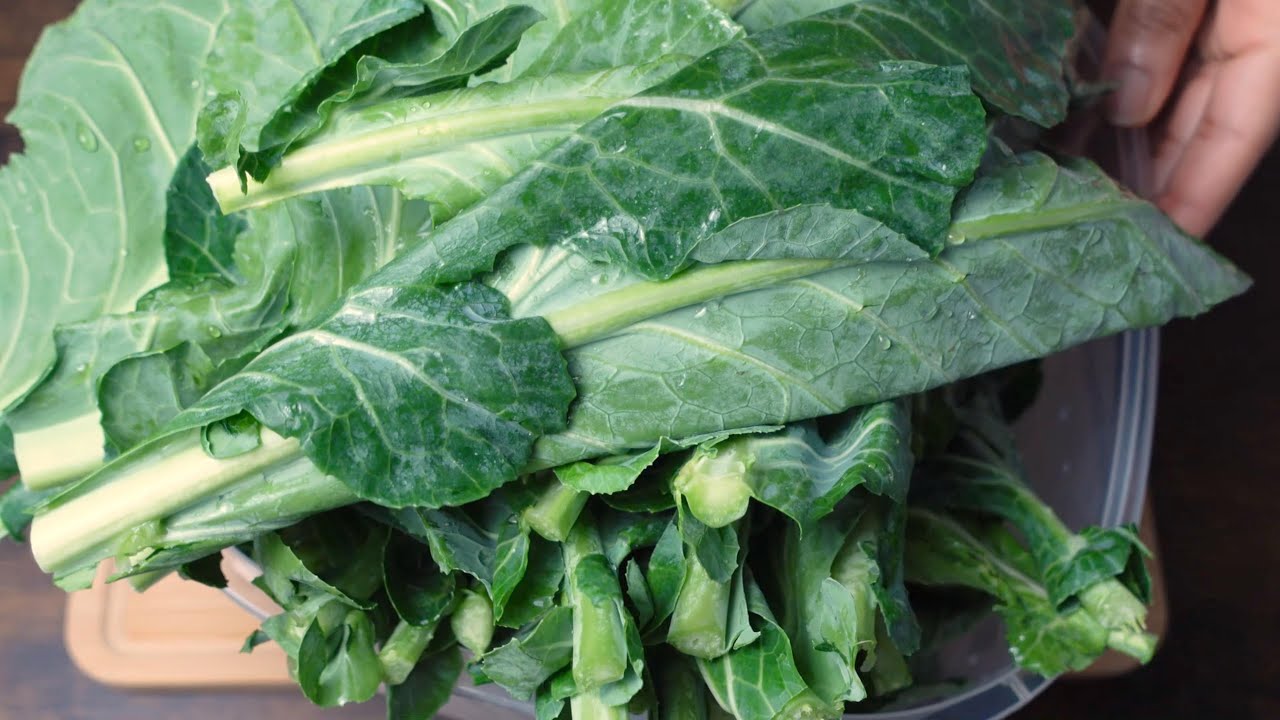 Store Collard Greens like this and use later soups and sauces