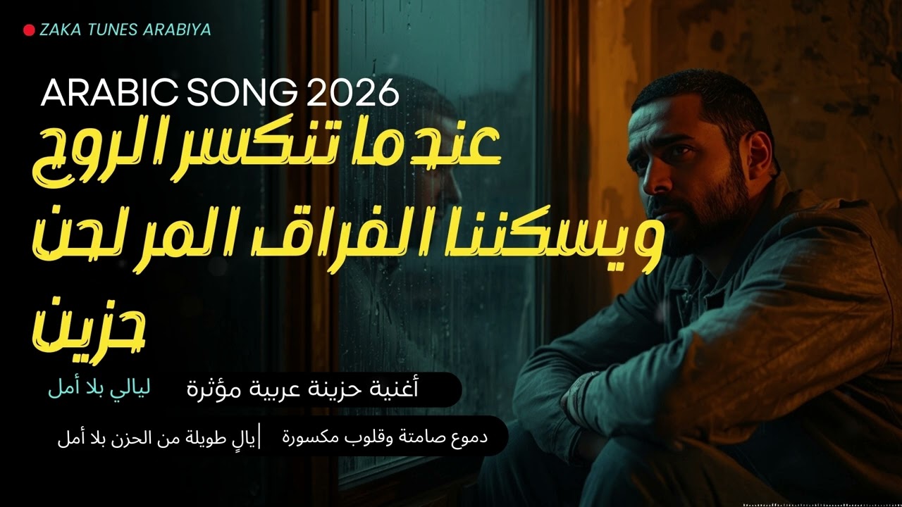صرخة وجع لحن يمزق الفؤاد عندما تنكسر الروح ويسكننا الفراق المر لحن حزين… ليالي بلا أمل | Arabic Song