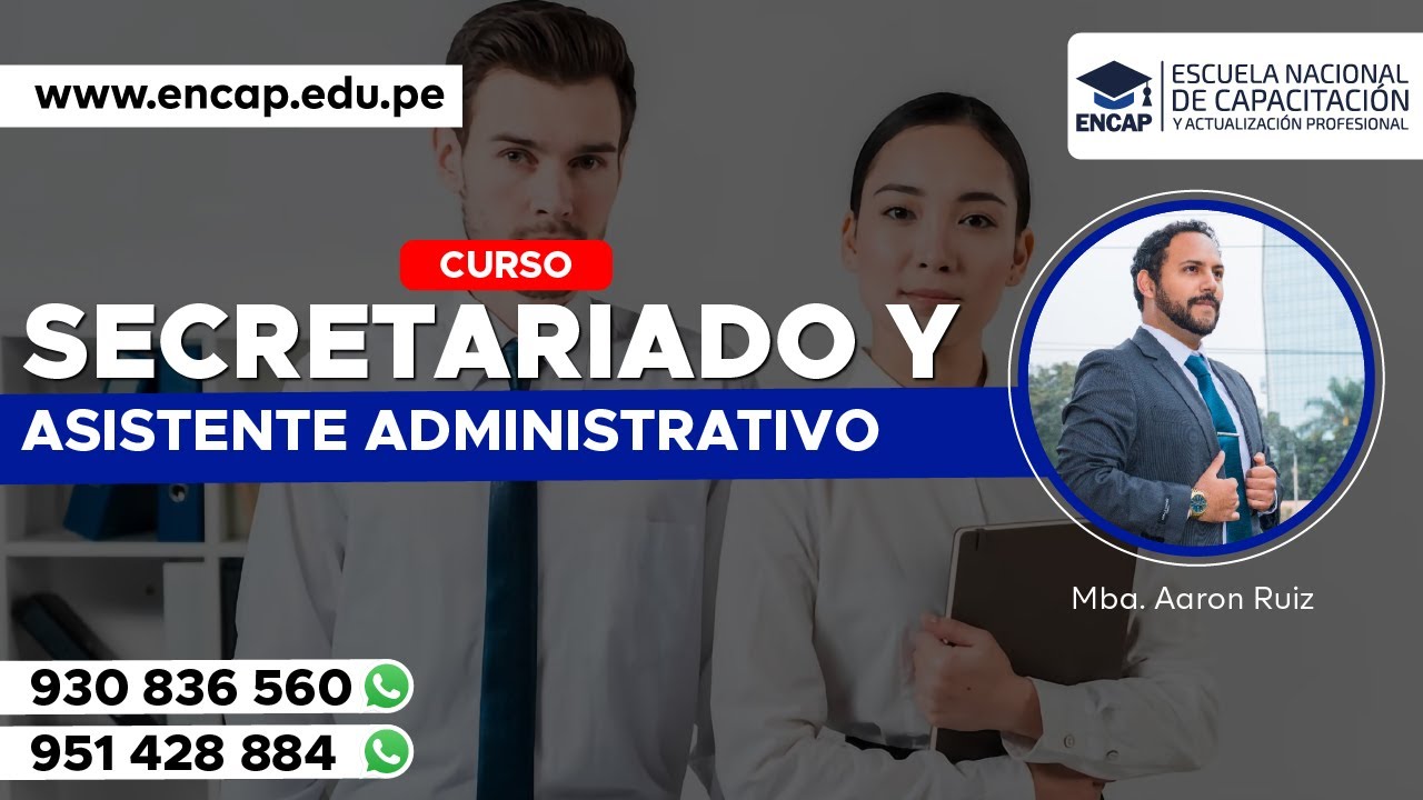 CURSO: SECRETARIADO Y ASISTENTE ADMINISTRATIVO - 2025