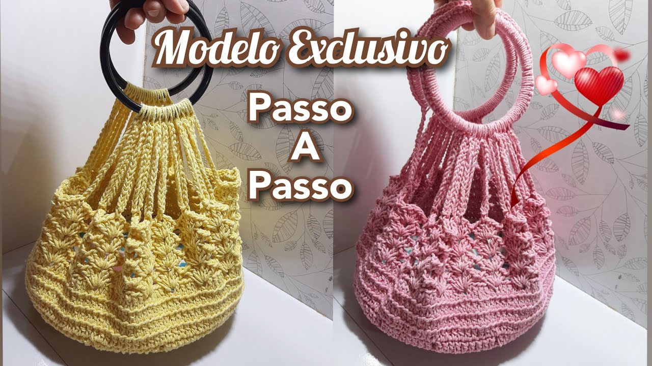 Bolsa Porta Pratos leques!Modelo novo mais econômico e rápido 🤑@CrisArtesCroche