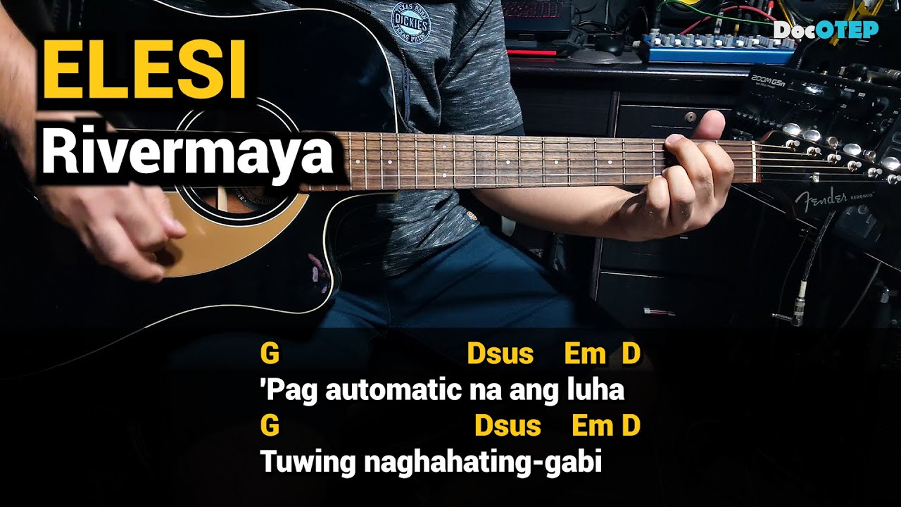 ELESI - Rivermaya (Guitar Chords Tutorial with Lyrics and Music)