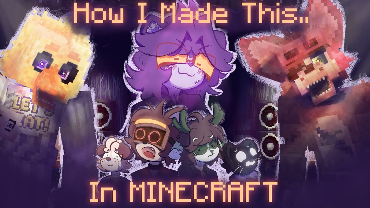 They Tried My Own FNAF Fangame.. In Minecraft
