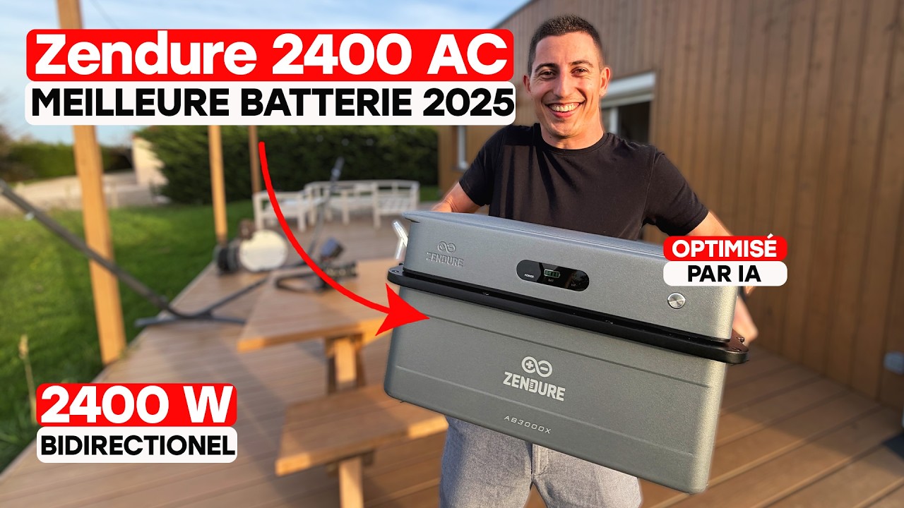 TEST Zendure 2400 AC : La Meilleure Batterie de 2025