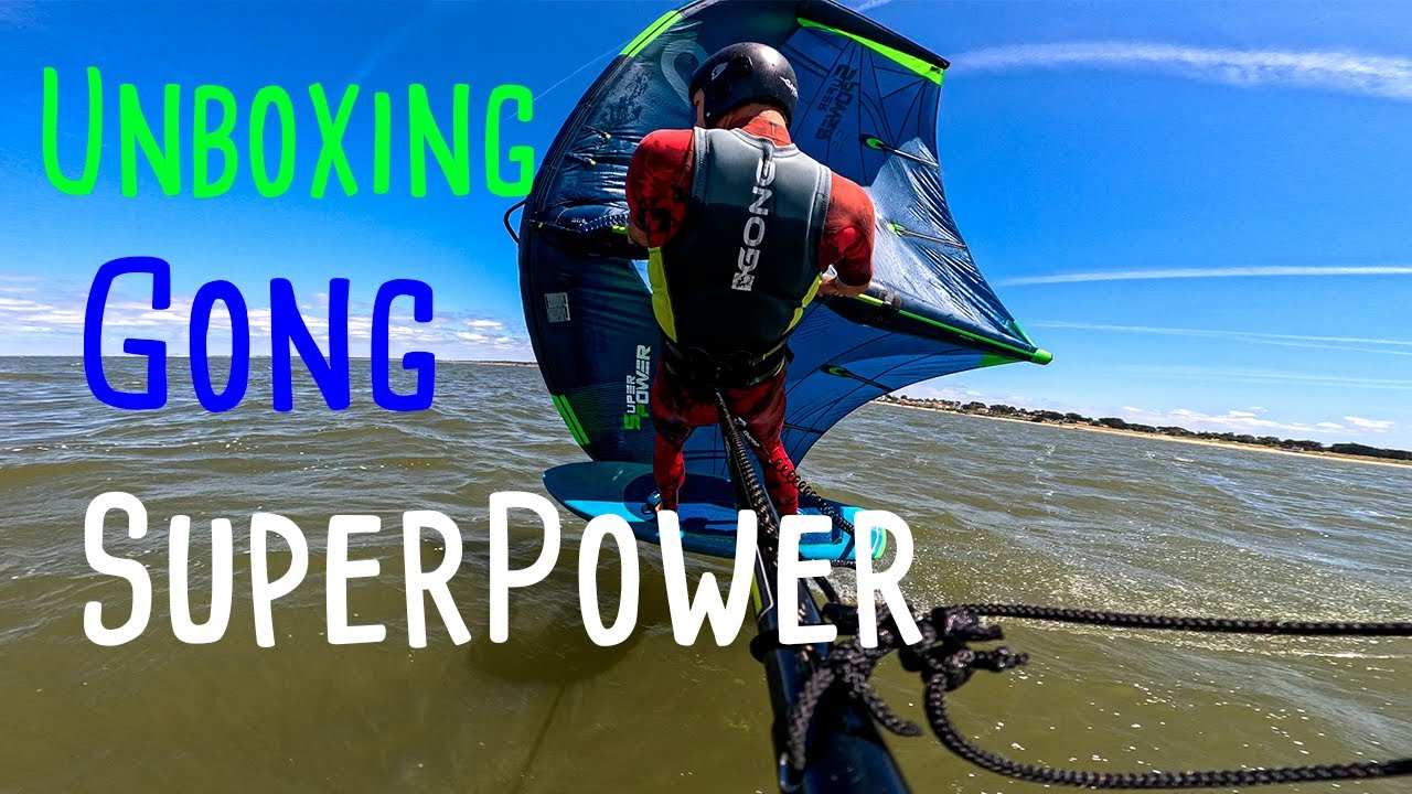 🇫🇷 Présentation- Wing Foil 2024 Gong SuperPower 2024, la wing pour avionner dans le light wind! 🚀🚀🚀🤙