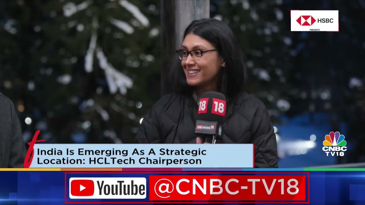 #HCLTechAtDavos| Roshni Nadar discusses a road to gender parity and inclusivity on CNBC-TV18