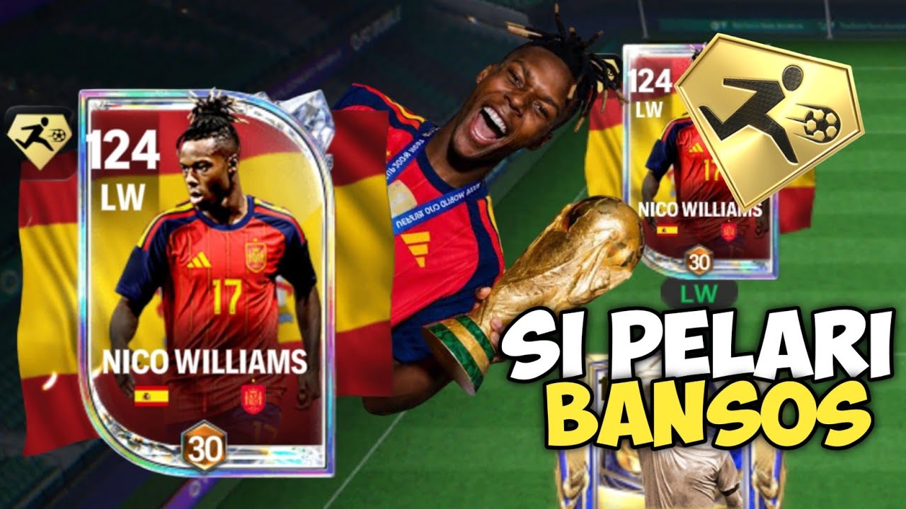 Nico Williams&rsquo; Pace Makes Opponents Give Up!! So Fast!! - FC Mobile Indonesia