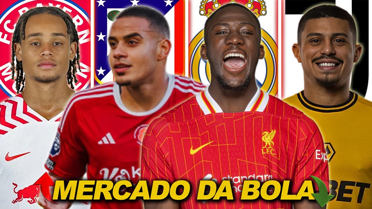 REAL MADRID VOLTA A TENTAR KONATÉ | ATLÉTICO AVALIA MURILLO | BAYERN QUER XAVI SIMONS | ANDRÉ E MAIS