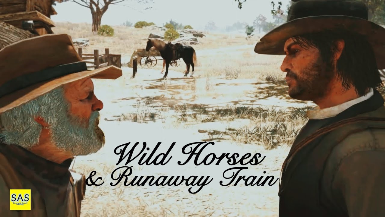 *222* Stopping a Train Robbery + Wild Horses + Cattle. RDR1. Beechers Hope Stories. 