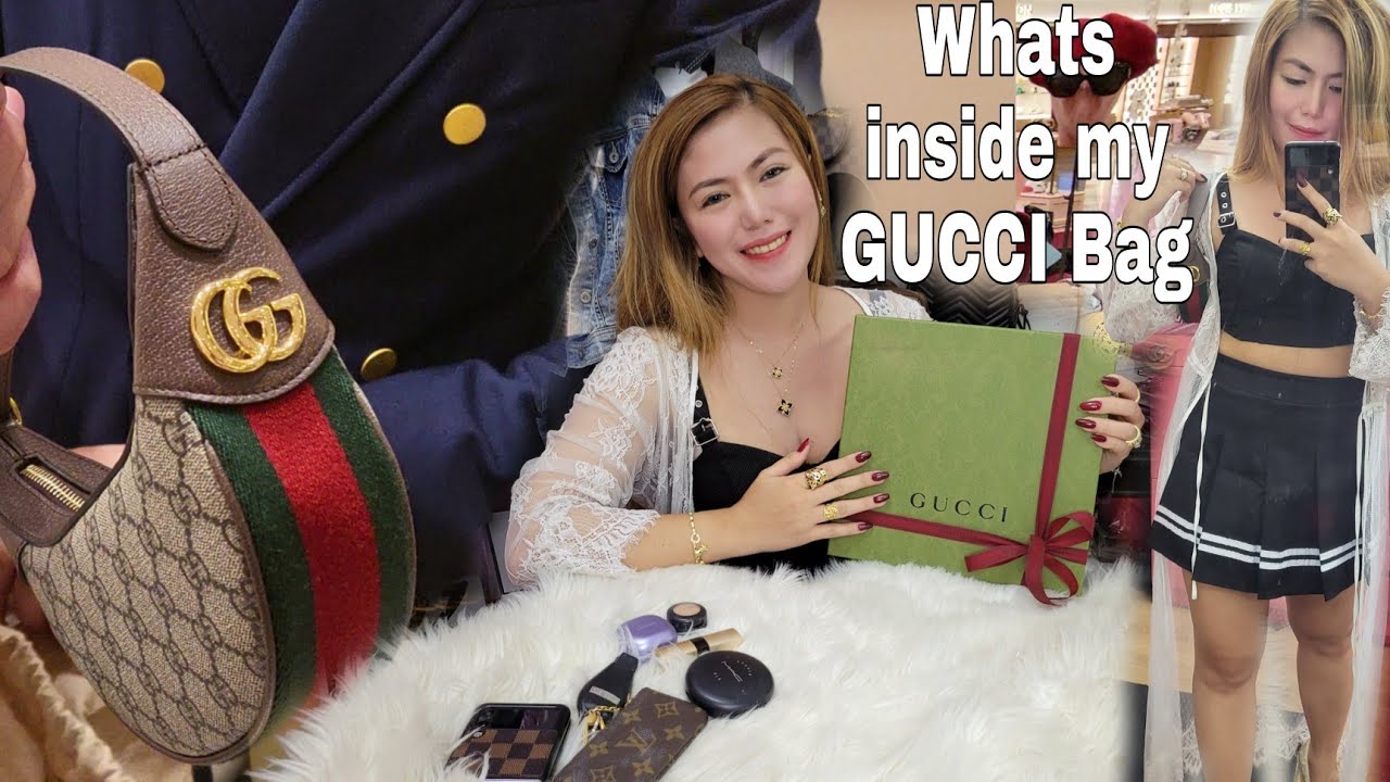 GUCCI Ophidia GG Supreme Canvas mini Bag Unboxing | Gucci Dubai Mall | Whats Inside my Gucci Bag