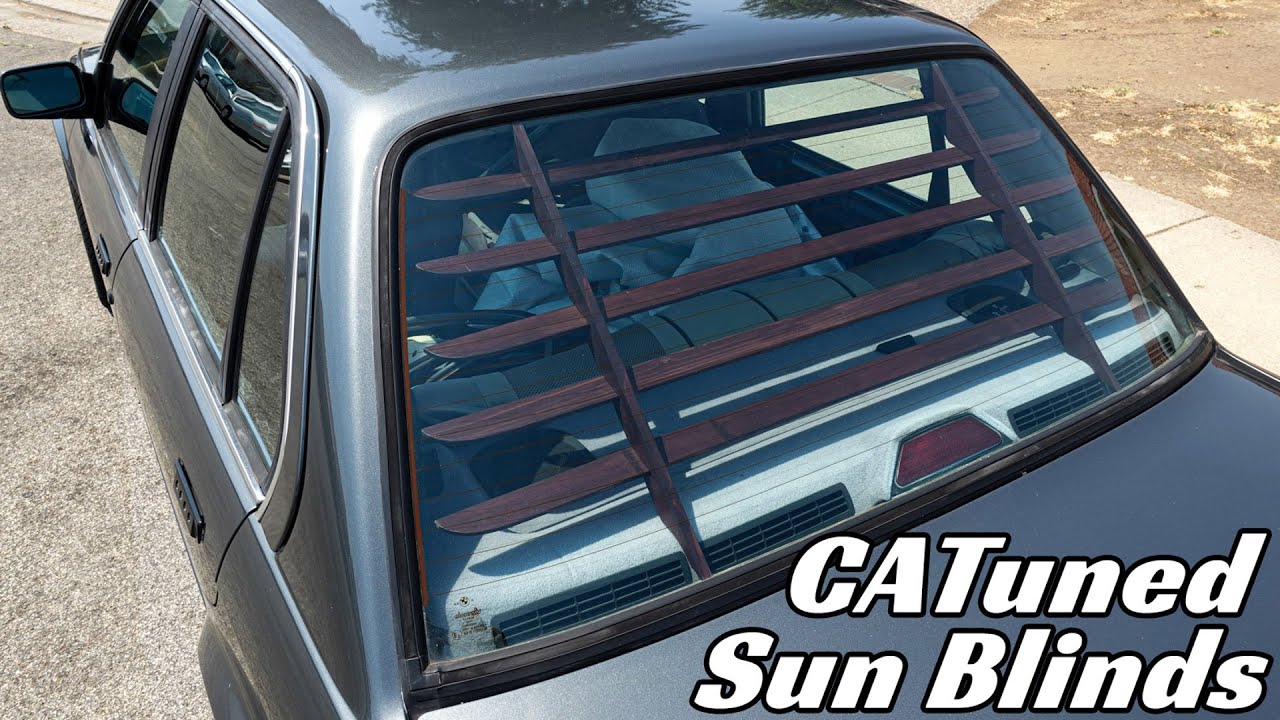 CATuned Sun Blinds on my BMW E30!