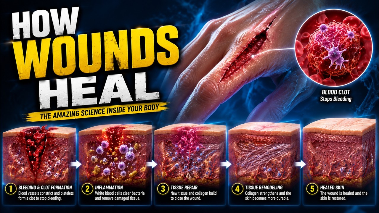 How Does a Wound Heal? The Amazing Science Behind Your Body's Repair System!