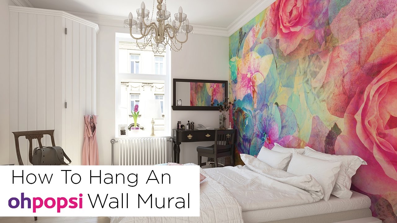 How To Hang an ohpopsi Wall Mural