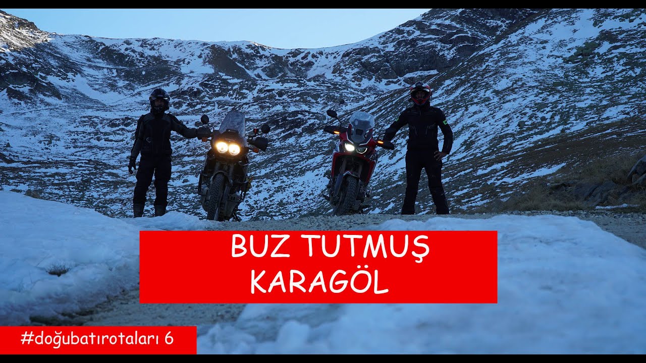 BUZ TUTMUŞ GÖLE AFRICA TWIN İLE ÇIKMAK | doğubatırotaları 6