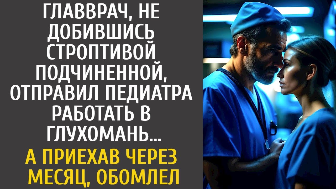 Главврач, не добившись строптивой подчиненной, отправил ее работать в глушь… А приехав через месяц…