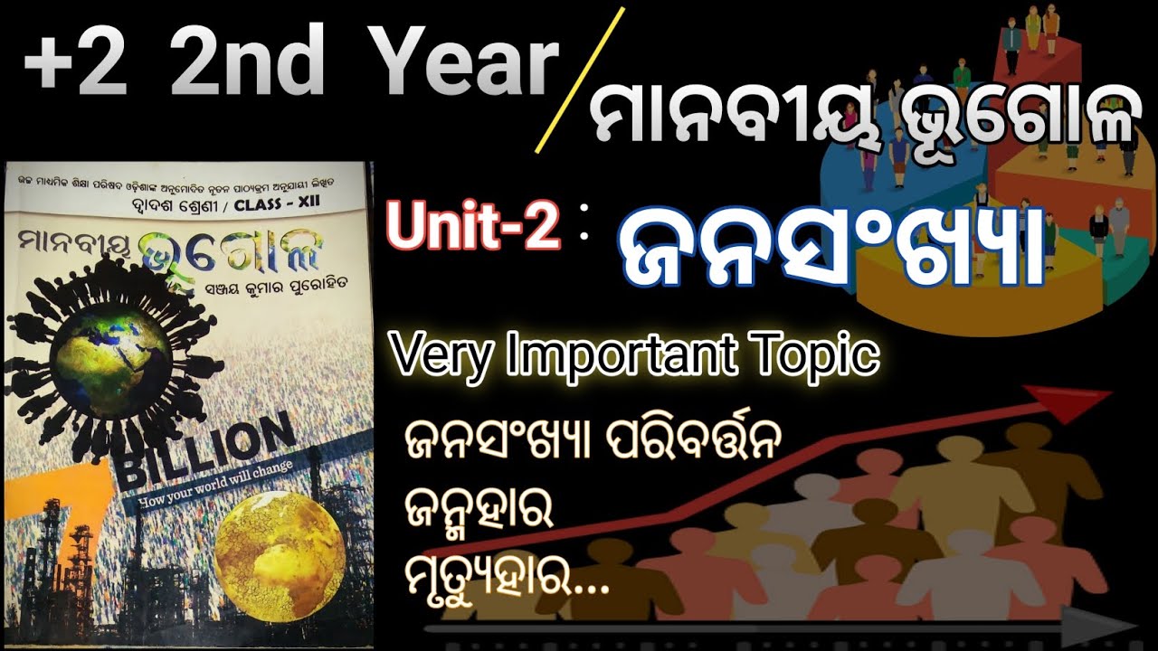 +2 2nd Year GEOGRAPHY ll ଜନସଂଖ୍ୟା କୁ ପ୍ରଭାବିତ କରୁଥିବା କାରକ ll #chse #plustwogeography #odisha