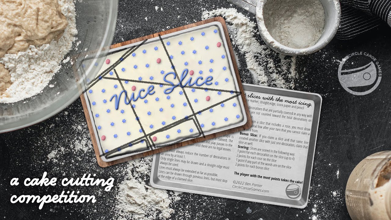 How to play Nice Slice - a 1 card area control game