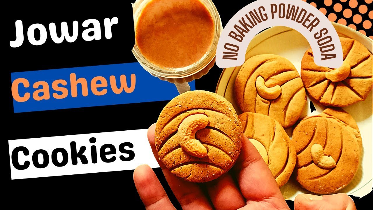 Jaggery Jowar Cookies Recipe With Malai No baking Soda/Powder (Gluten-free biscuits )