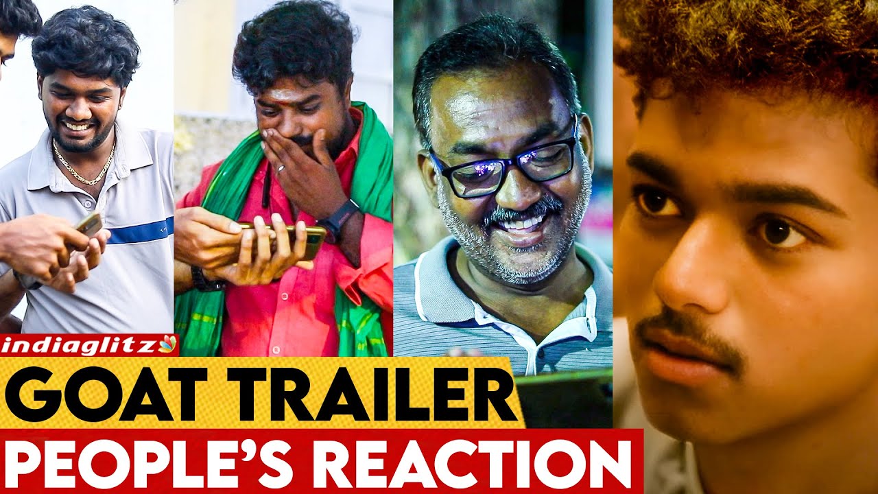 The GOAT Trailer Tamil Reaction Video | Thalapathy Vijay, Venkat Prabhu, Yuvan | Public Review
