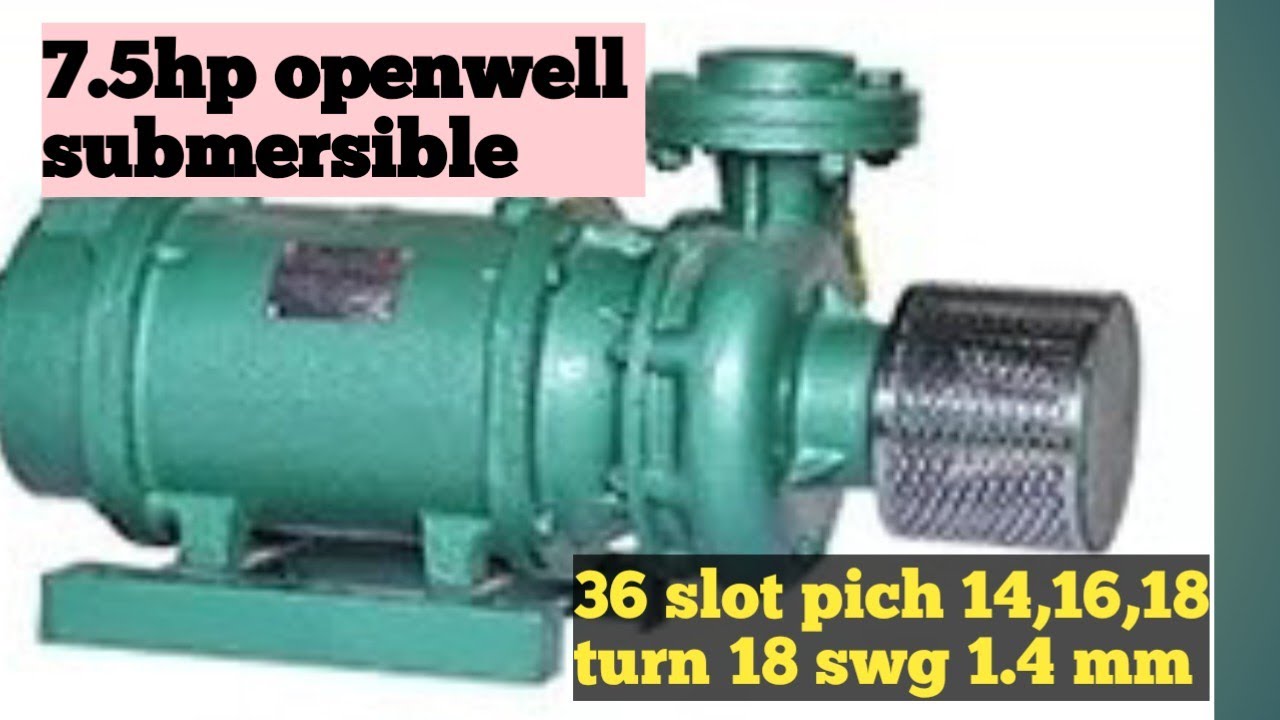 7.5HP 36 SLOT 3 PHASE LUBI MOTOR KA WINDING DATA how to rewind 7.5hp 36 slot motor