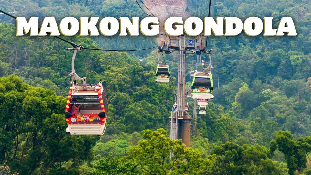 🚠 Taiwan's Scenic Secret: Riding the Maokong Gondola!