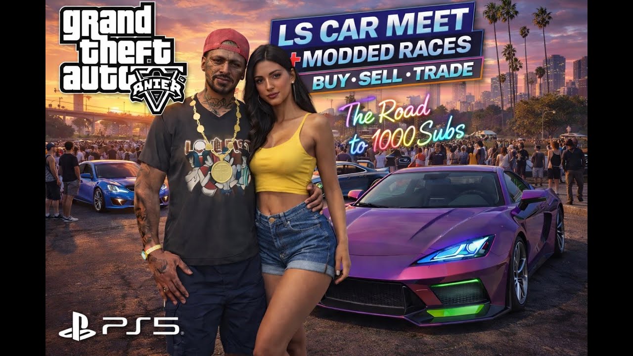 💰🫱🏾‍🫲🏽🚘 LS CAR MEET + MODDED RACES - GTA 5 | *PS5*
