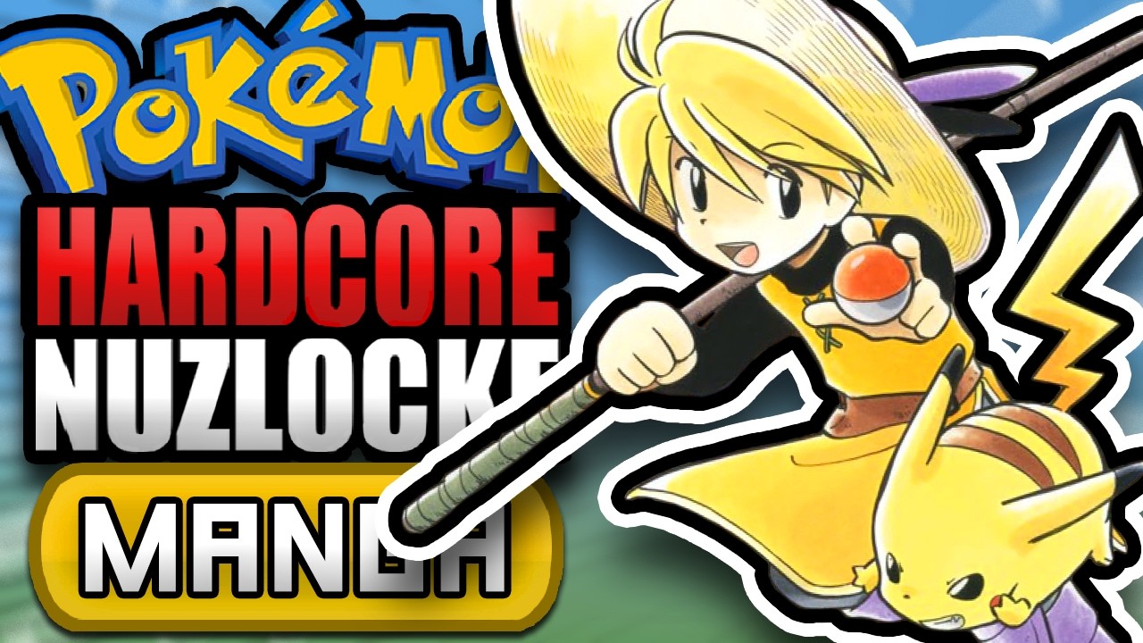 Can I Beat Pokémon Using Yellow's MANGA Team? (Hardcore Nuzlocke Challenge)