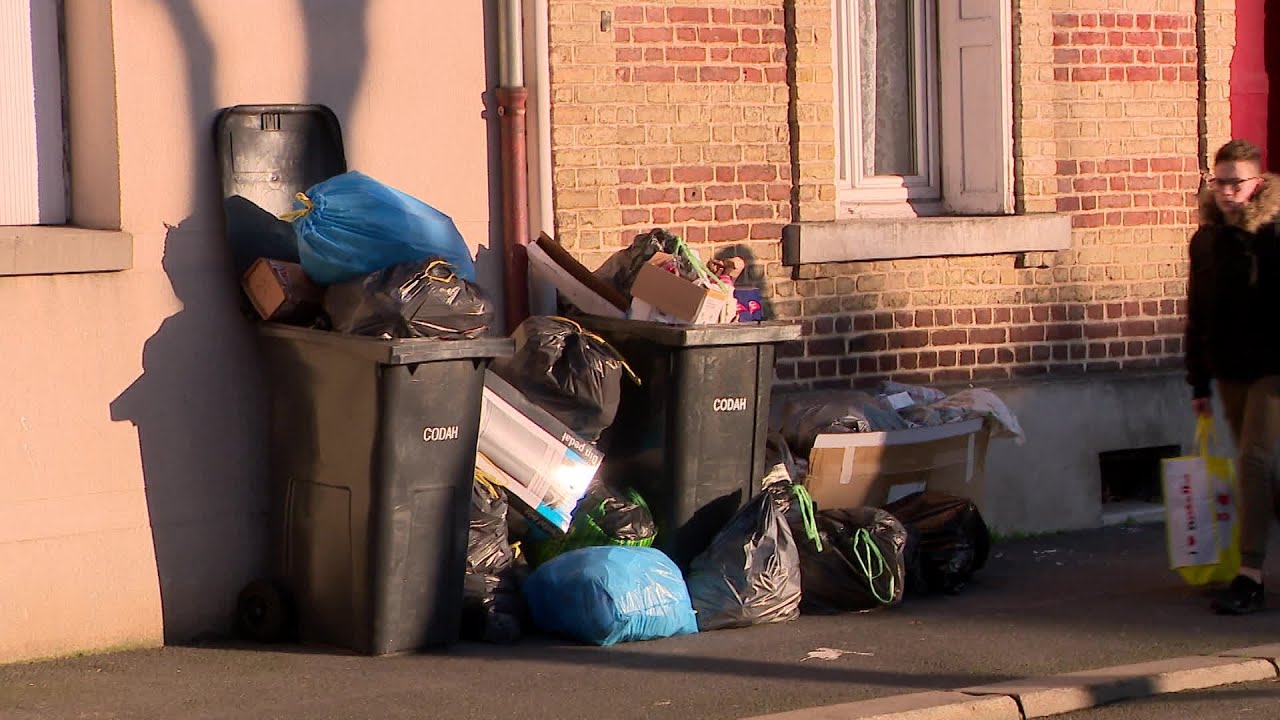 Le Havre les poubelles sont pleines