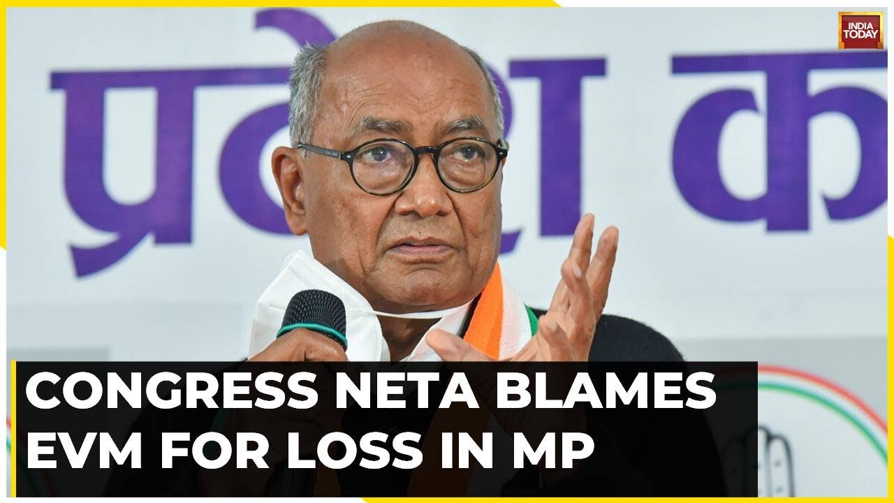 Any Machine With A Chip Can Be Hacked: Congress' Digvijaya Blames EVM For Loss In Madhya Pradesh